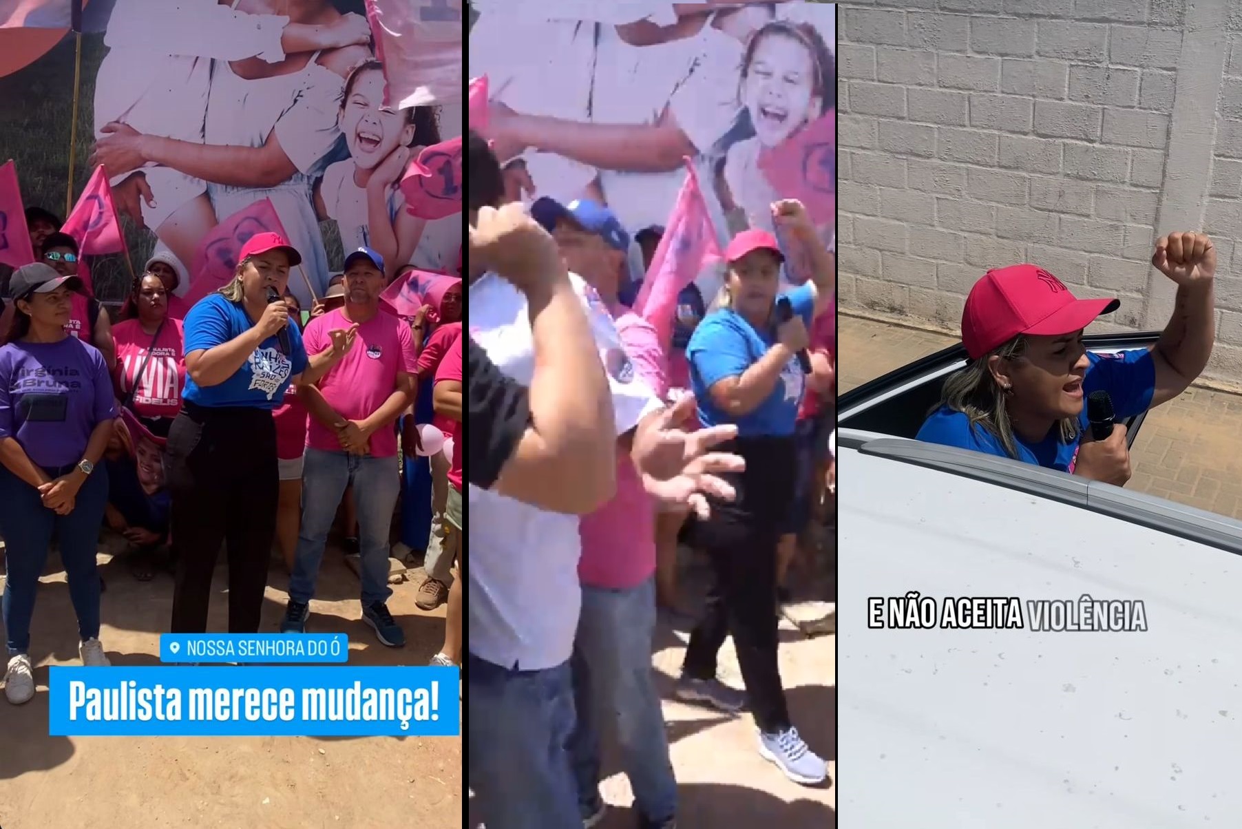 Candidata sofre tentativa de agressão em Paulista